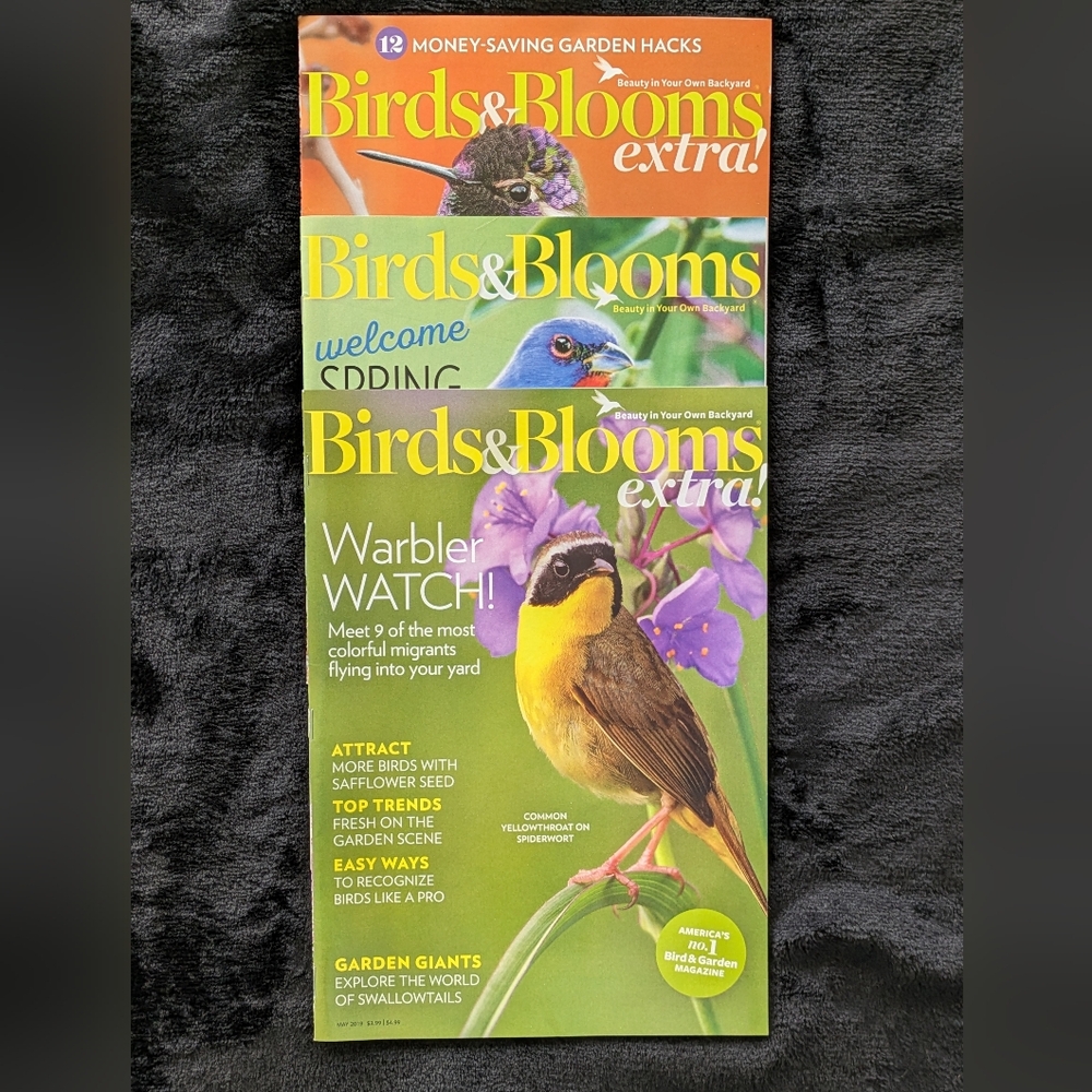 "BIRDS & BLOOMS" AND "BIRDS & BLOOMS EXTRA" MAGAZINE BUNDLE
